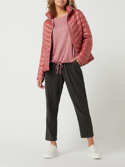 Tom Tailor Pullover mit Stretch-Anteil Pink Melange 1