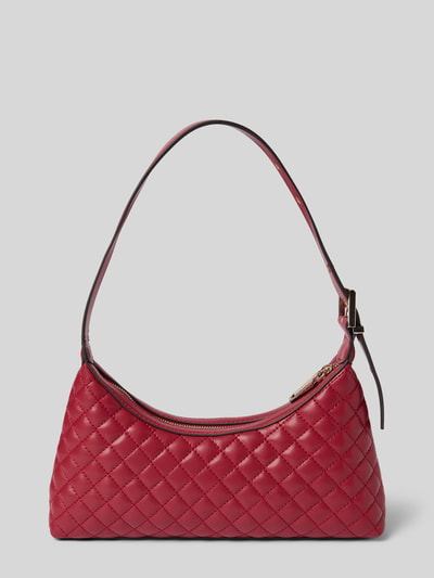 Guess Handtasche mit Steppnähten Modell 'ECO RIANEE' Rot 4