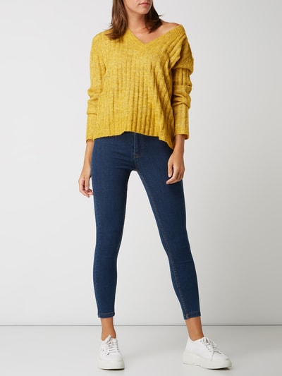 Review Jegging met stretch  Donkerblauw - 1