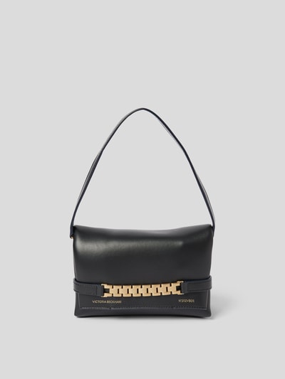 Victoria Beckham Pochette aus echtem Leder Black 2