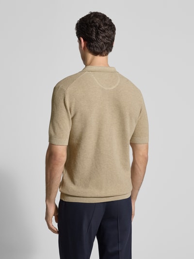 GANT Regular Fit Poloshirt mit Label-Stitching Beige 5