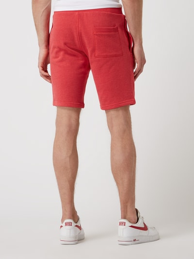 Superdry Sweatshorts met logo Rood gemêleerd - 5