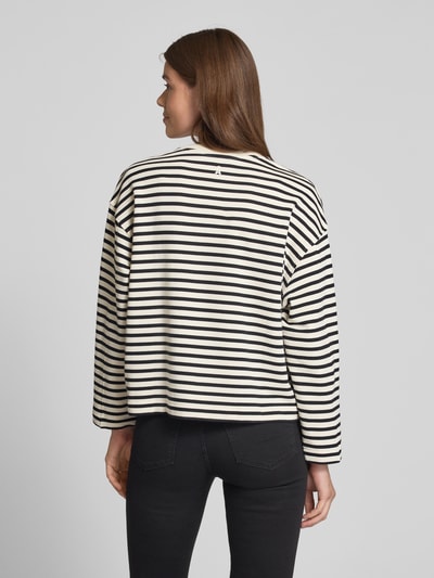 Armedangels Pullover mit Streifenmuster Modell 'FRANKAA' Black 5