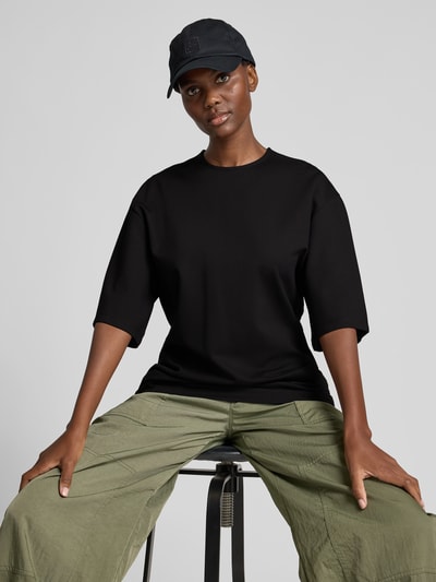 Filippa K Oversized T-Shirt aus Viskose-Mix Black 3