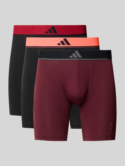 adidas Sportswear Majtki i obcisłe bokserki z wyhaftowanym logo w zestaw 3 szt. Jasnoczerwony 1