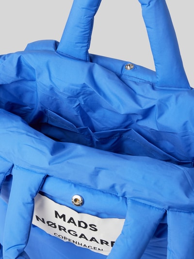 MADS NØRGAARD Handtas met labelpatch Bleu - 5