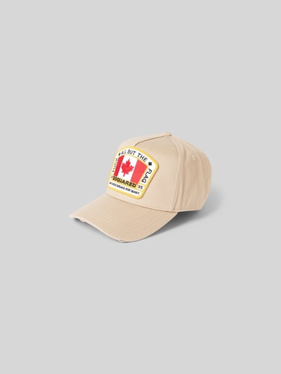 Dsquared2 Basecap aus reiner Baumwolle Beige 2