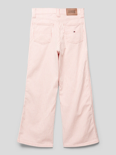 Tommy Hilfiger Teens Broek met streepmotief, model 'MABEL' Offwhite - 3