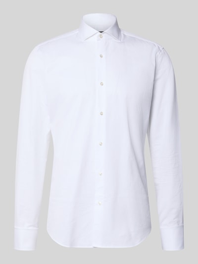 BOSS Regular Fit Businesshemd aus Baumwolle Weiss 2
