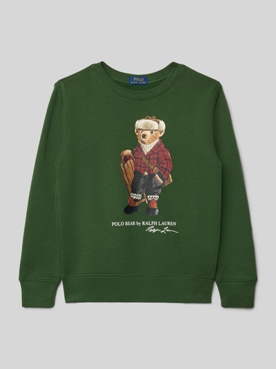 Polo Ralph Lauren Teens Sweatshirt met motief Groen - 1
