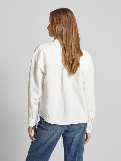 OPUS Blouse met borstzakken, model 'Filonso' Offwhite - 5