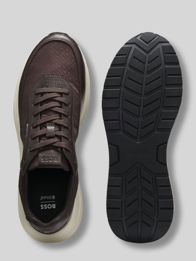 BOSS Sneaker Low mit dämpfender Profilsohle Dunkelbraun 4