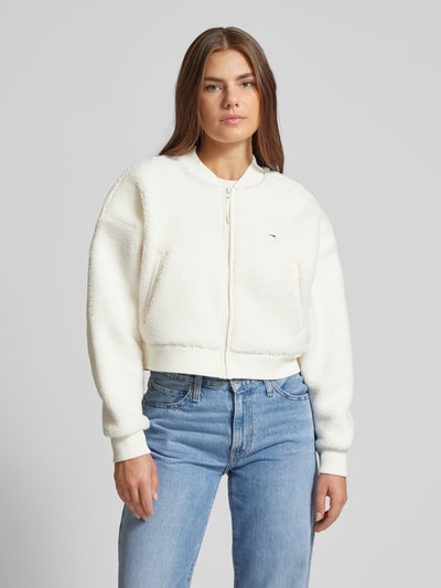 Tommy Jeans Jacke mit Teddyfell Offwhite 4