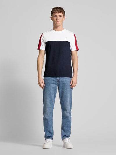 Tommy Hilfiger T-Shirt mit Logo-Stitching Weiss 1