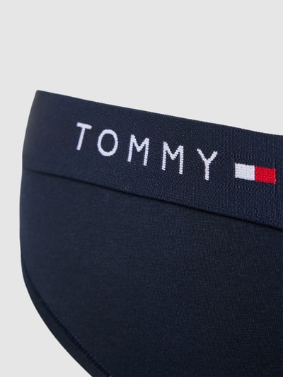 TOMMY HILFIGER String met elastische band met logo Donkerblauw - 2