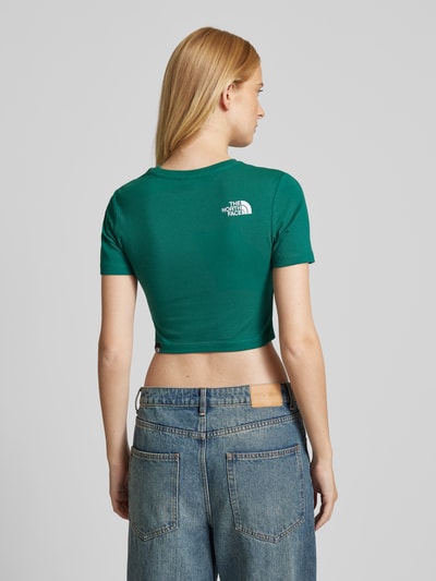 The North Face Cropped T-Shirt mit Label-Stitching Gruen 5