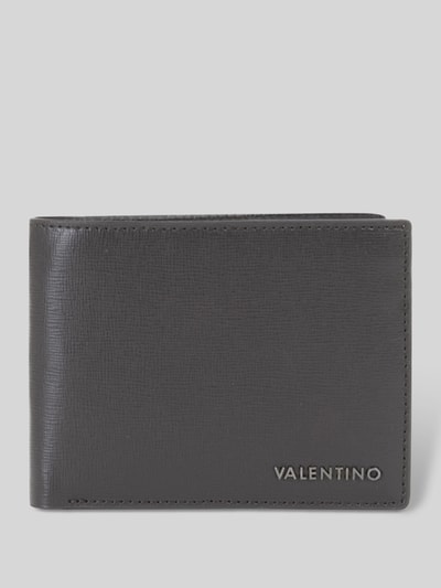 Valentino Bags Portemonnaie aus Rindnappa mit RFID-Schutz Dunkelbraun 1