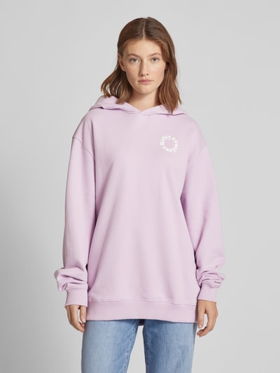 Hugo Blue Oversized Hoodie mit Statement-Print Hellrosa 4