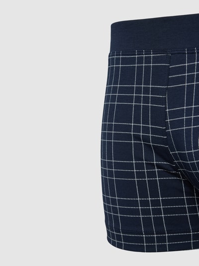 Schiesser Trunks mit elastischem Bund Modell 'FINE INTERLOCK' Dunkelblau 2