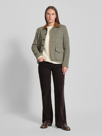 MAC Spodnie sztruksowe z 5 kieszeniami Ciemnobrązowy 1