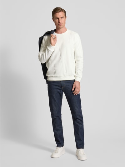 Antony Morato Sweatshirt mit Rundhalsausschnitt Weiss 1