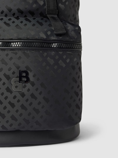 BOSS Rucksack mit Allover-Logo Modell 'Bradley' Black 3