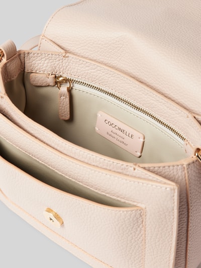 Coccinelle Crossbodytas met labeldetail Rosé - 5