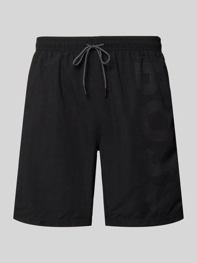 BOSS Badeshorts mit Label-Schriftzug Modell 'ORCA' Black 1