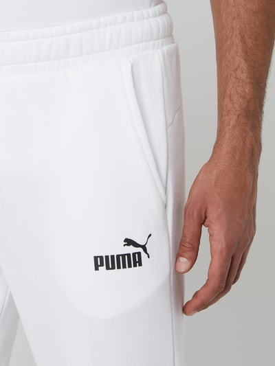 PUMA PERFORMANCE Spodnie dresowe o kroju regular fit z logo Biały 3