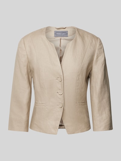 WHITE LABEL Blazer mit Leistentaschen Sand 1