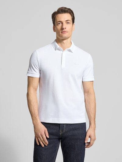 Lacoste Koszulka polo o kroju regular fit z mieszanki bawełny Biały 4