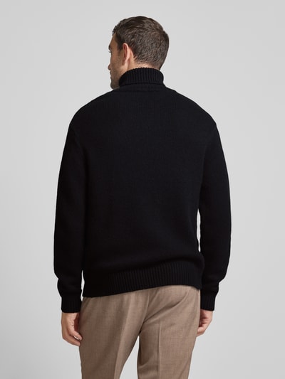 SELECTED HOMME Strickpullover mit Rollkragen Modell 'CODY' Black 5