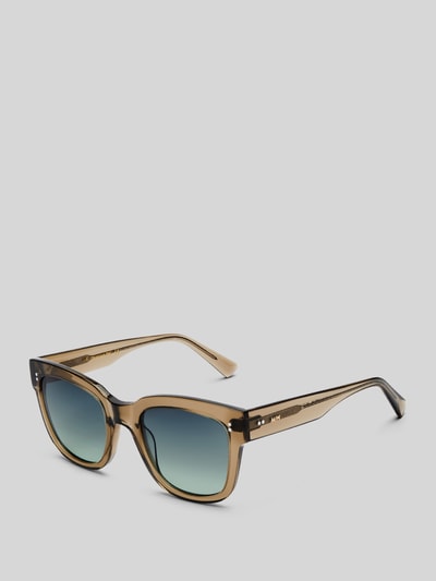 MessyWeekend Quadratische Sonnenbrille Modell 'LIV' Gruen 3