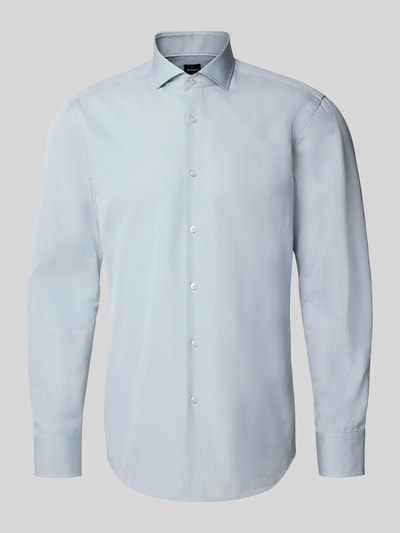 BOSS Slim Fit Freizeithemd aus reiner Baumwolle Modell 'HANK' Mint 2