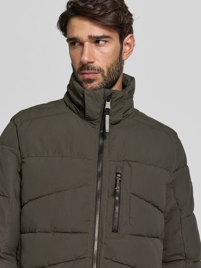 camel active Kurtka pikowana z kapturem Ciemnobrązowy 3