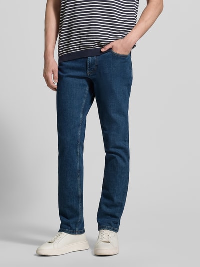 Christian Berg Men Regular Fit Jeans w stylu używanym Jeansowy niebieski 4