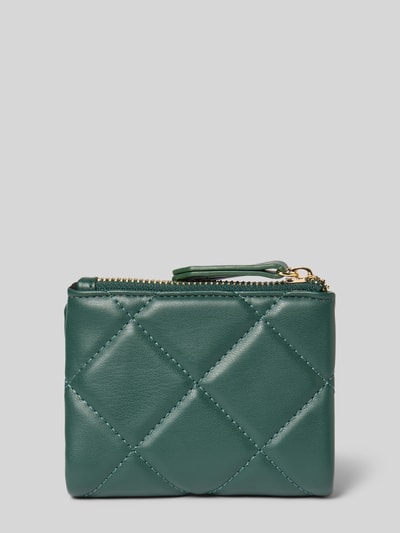 VALENTINO BAGS Portfel z napisem z logo model ‘OCARINA’ Ciemnozielony 2