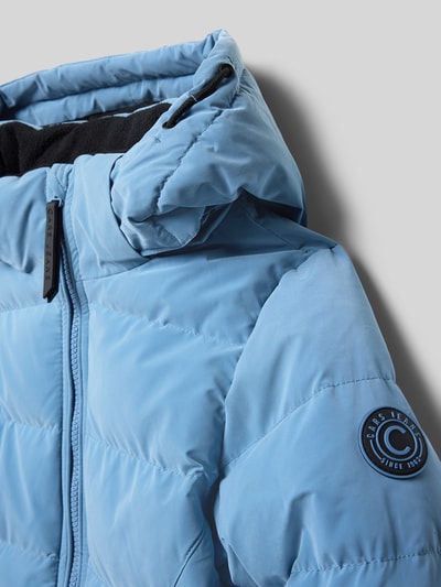 CARS JEANS Kurtka pikowana z kapturem model ‘MONYA’ Szaroniebieski 2