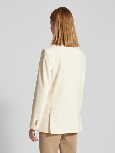 BOSS Blazer met reverskraag, model 'Janka' Offwhite - 5