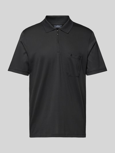 RAGMAN Regular Fit Poloshirt mit Brusttasche Black 2