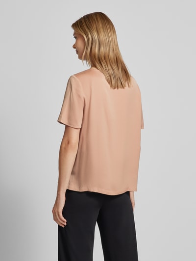 comma Blouseshirt met zijsplitten Taupe - 5