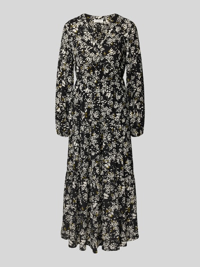 Marc O'Polo Ausgestelltes Freizeitkleid aus Viskose-Mix Black 2