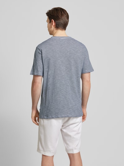 Knowledge Cotton Apparel T-shirt o kroju regular fit z okrągłym dekoltem model ‘Narrow’ Złamany biały 5