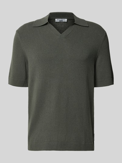 Productfoto, groen regular fit poloshirt uit katoenmix met kraag en korte mouwen, Regular Fit Poloshirt uit katoenmix van Marc O'Polo Denim, heren