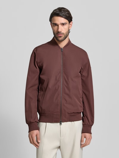 CINQUE Regular Fit Bomberjacke mit Stehkragen Modell 'Rapid' Bordeaux 4
