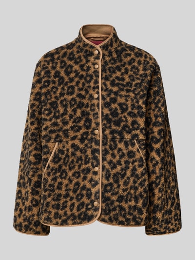 JJXX Fleecejack met steekzakken, model 'VERA' Lichtbruin - 2