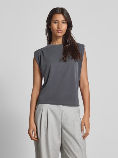 Jake*s Collection Tanktop met ronde hals Donkergrijs - 4