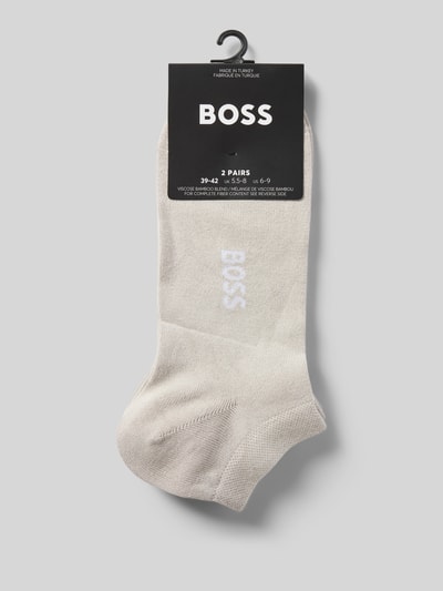 BOSS Sokken met labeldetail in een set van 2 paar Beige - 3