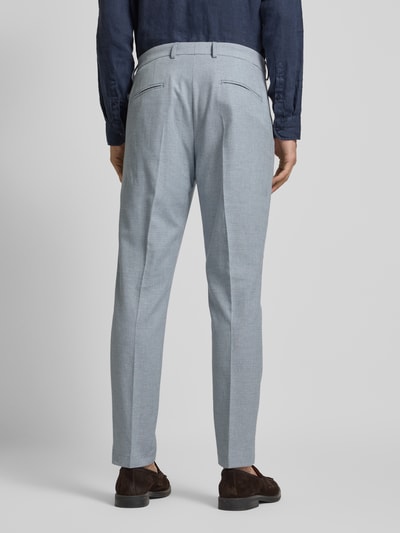 Cinque Tapered Stoffhose mit Leinen-Anteil Hellblau 5