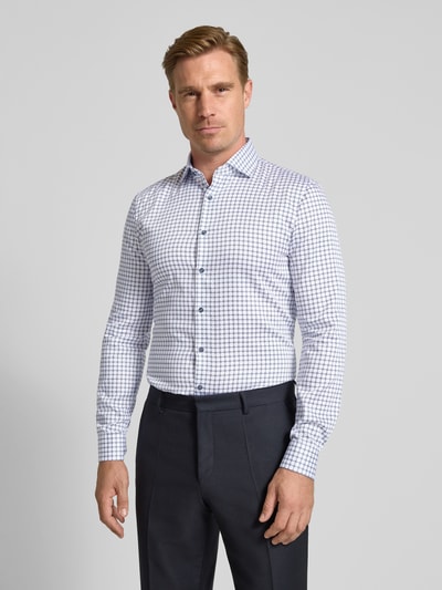 OLYMP No. Six Super slim fit zakelijk overhemd van katoenmix Wit - 4